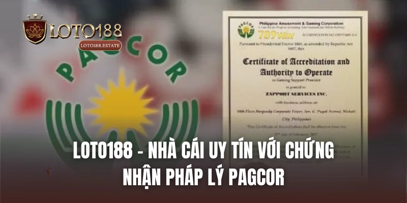 Loto188 33 Loto188 – Nhà Cái Uy Tín Với Chứng Nhận Pháp Lý PAGCOR